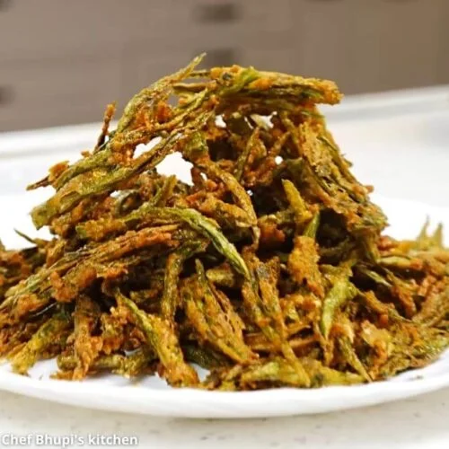 Crispy Gawar Fali - ક્રિસ્પી ગુવાર ફળી