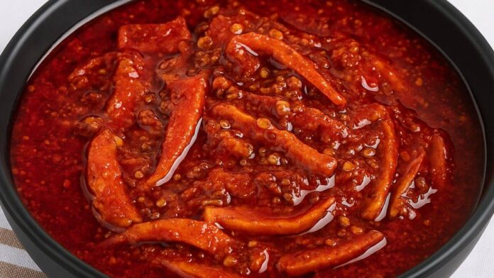 amba haldar nu athanu - આંબા હળદર નું અથાણું