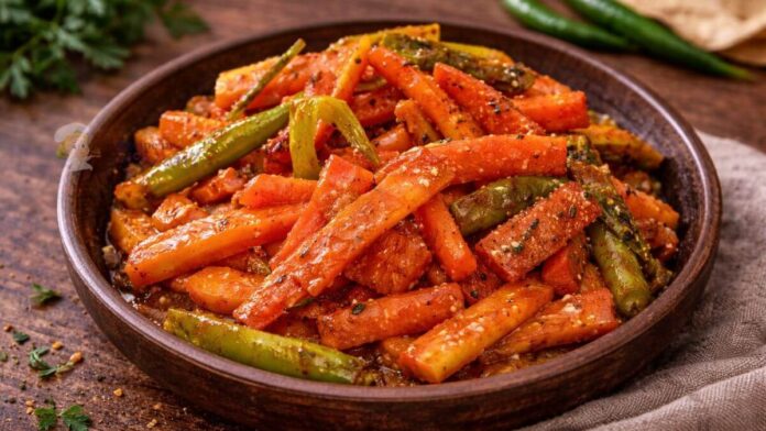 દેશી વાનગી ગાજર નો સંભારો - Gajar no Sambharo je deshi food che