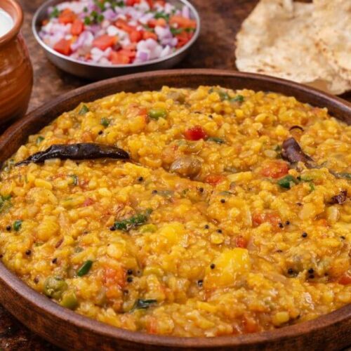 કાઠિયાવાડી ભોજન ગિરનારી ખીચડી - Girnari Khichdi kathiyawadi style ma