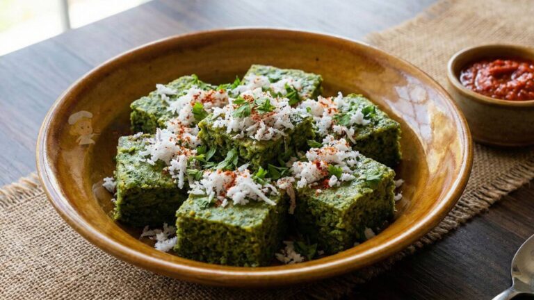 Magdal palak na dhokla – મગદાળ પાલક ના ઢોકળા બનાવવાની રેસીપી