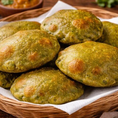 morning breakfast Palak Puri - પાલક પૂરી સવાર નો નાસ્તો