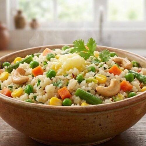 Vegetable Upma - વેજીટેબલ ઉપમા