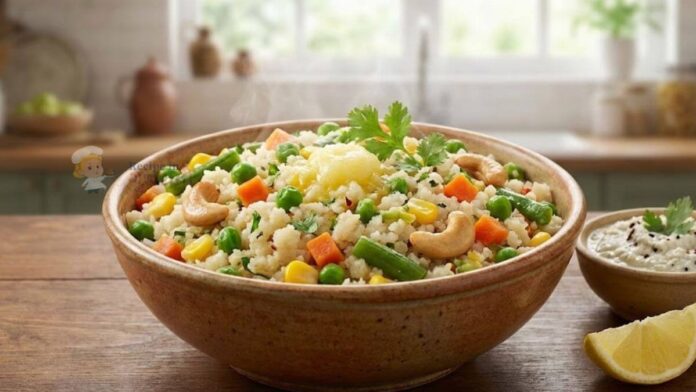 Vegetable Upma - વેજીટેબલ ઉપમા