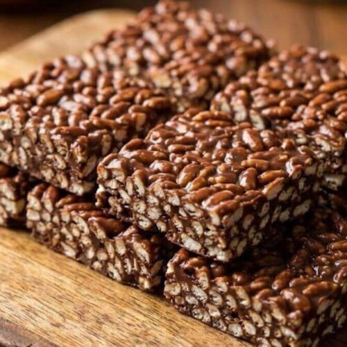 Crispy Chocolate Mamra Chikki - ગોળ ની બજાર જેવી ચોકલેટ મમરા ચીક્કી