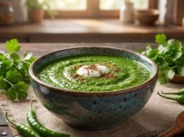 હોટેલ જેવી જ લીલીચટાક કોથમીરની ચટણી બનાવવાની રીત – Green Kothmir Chutney Recipe in Gujarati Testy Kothmir ni Chutney – સ્વાદિષ્ટ કોથમીરની ચટણી