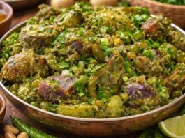 Surti Green Undhiyu Recipe in Gujarati | સુરતી લીલું ઊંધિયું બનાવવાની રીત Surti Green Undhiyu - સુરતી લીલું ઊંધિયું