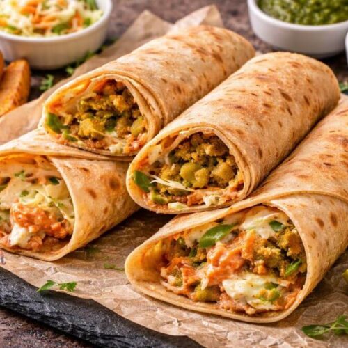 Bombay Veg Frankie - મુંબઈ સ્ટાઈલ વેજ ફ્રેન્કી