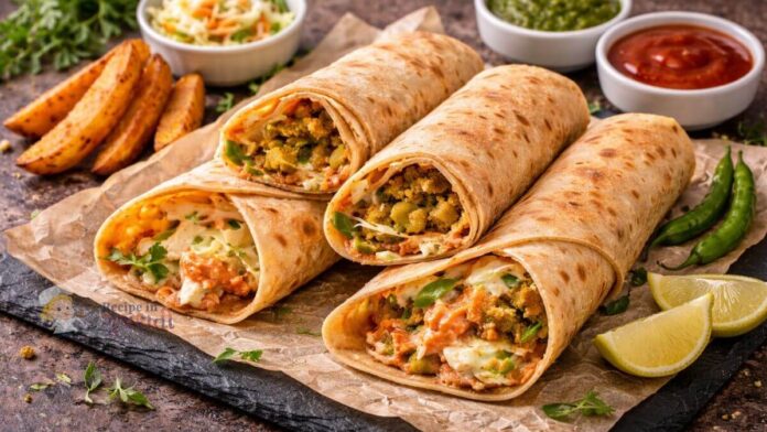 Bombay Veg Frankie - મુંબઈ સ્ટાઈલ વેજ ફ્રેન્કી