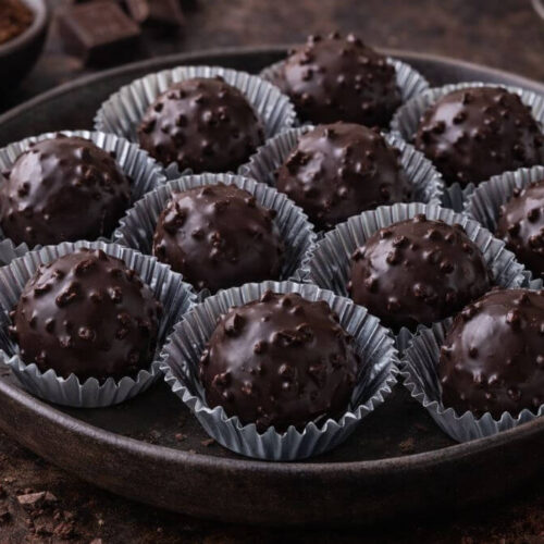 Sugar-free Chocolate Truffles - ખાંડ વગરના ચોકલેટ ટ્રફલ્સ