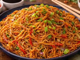 Indo Chinese Veg Chowmein - વેજ ચાવમીન