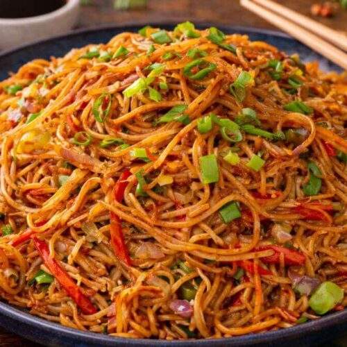 Indo Chinese Veg Chowmein - વેજ ચાવમીન