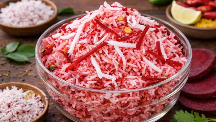 Coconut Beetroot Rice - કોકોનટ બીટ રાઈસ ની રેસીપી