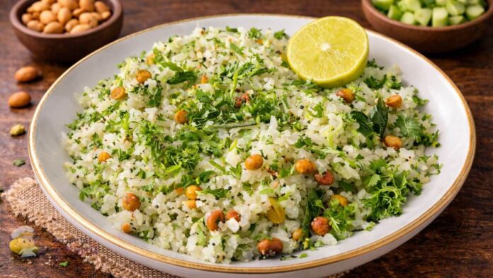 Healthy Weight Loss Breakfast Cucumber Poha - કાકડીના પૌંઆ