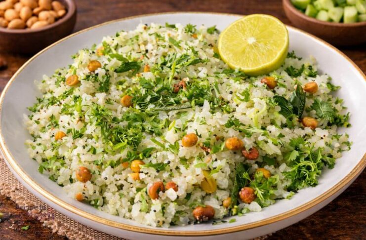 Healthy Weight Loss Breakfast Cucumber Poha - કાકડીના પૌંઆ