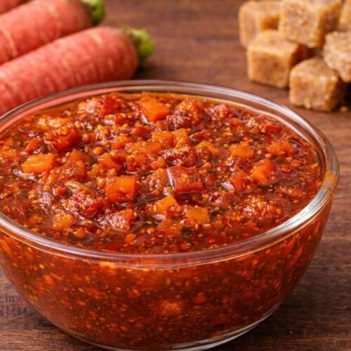 Gajar nu Galyu Athanu Recipe - ગાજરનું ગળ્યું અથાણું