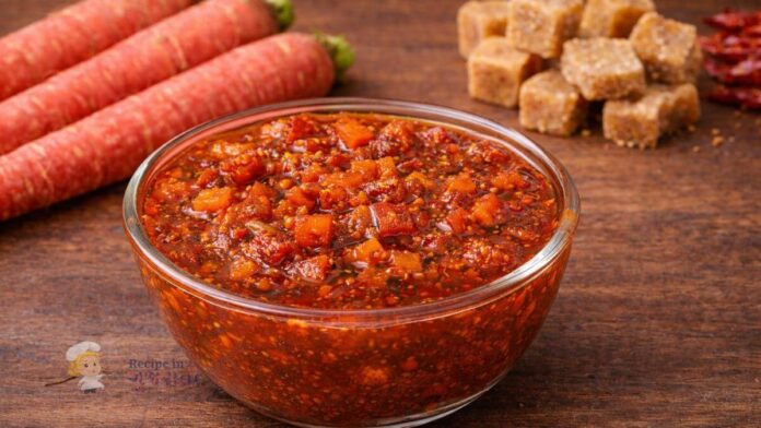 Gajar nu Galyu Athanu Recipe - ગાજરનું ગળ્યું અથાણું