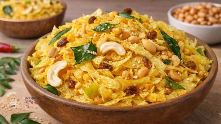 Lilo Chevdo Recipe in Gujarati | લીલો ચેવડો | Vadodara Famous Snack