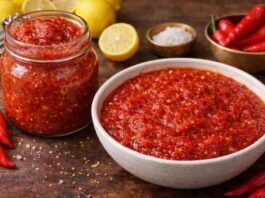 Limbu Lal Marcha ni Chatni - લીંબુ અને લાલ મરચાની ચટણી