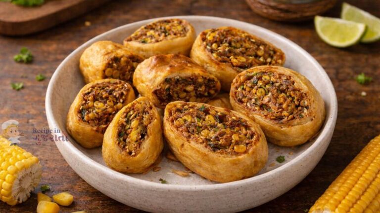 Makai ni Bhakharwadi Recipe in Gujarati | મકાઈની ભાખરવડી