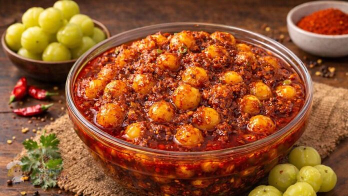 Nana Amla nu Athanu - Star Gooseberry Pickle - નાના આમળાનું અથાણું બનાવવાની રીત