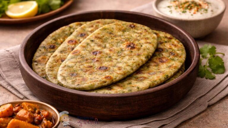 Palak Paneer Kulcha Recipe in Gujarati | પાલક પનીર કુલચા