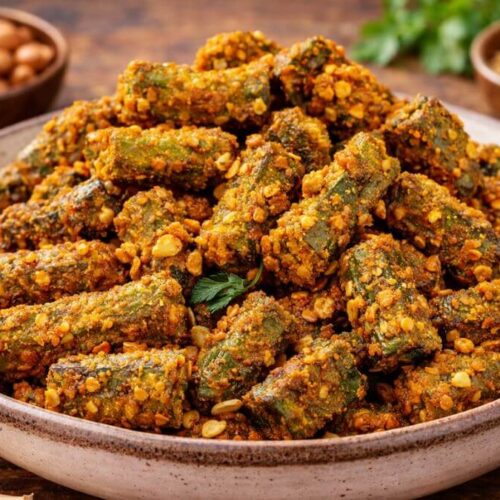 Peanut Bhindi Masala - પીનટ ભીંડી મસાલા