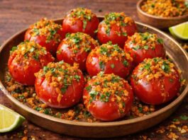 Tameta nu Salad Recipe in Gujarati | ટામેટાંનું સલાડ બનાવવાની રીત Tameta nu Salad - ટામેટાંનું સલાડ