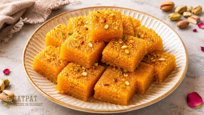 Mango Coconut Barfi Recipe in Gujarati - મેંગો કોકોનટ બરફી બનાવવાની રીત